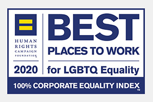 Best places to work for LGBTQ Equality 2020 logo